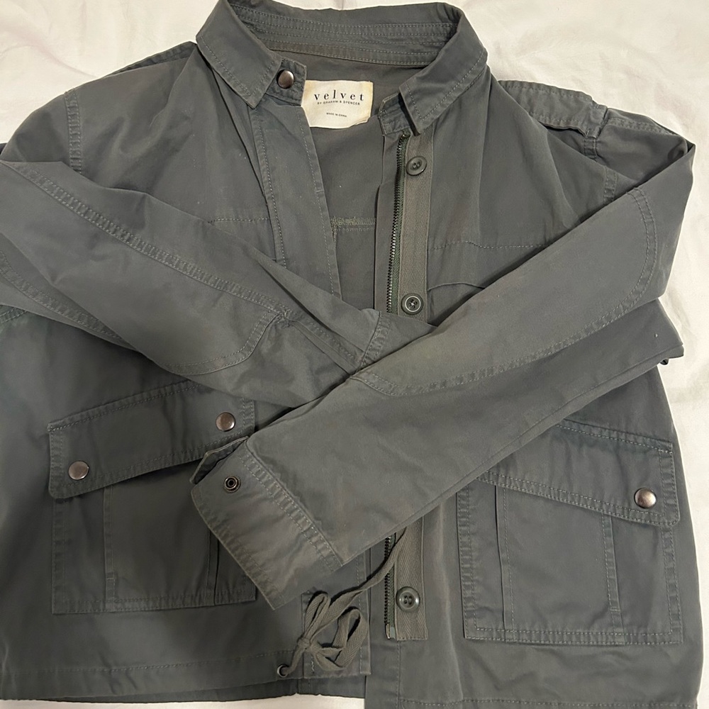 Green jacket by Velvet by Graham & Spencer